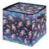SyXIOP High Capacity Christmas ornament storage containers Holds Up to 64, Adjustable Dividers, Zippered Top, Two Handles foldable Decoration Organizer with Lid,Merry Christmas Red Astronaut view 1