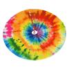 Tie Dye Christmas Tree Skirt 36" Soft Plush Christmas Tree Mat Winter Holiday Party Xmas Tree Ornaments Rustic Round Velvet Tree Cover for Christmas Decoration view 1