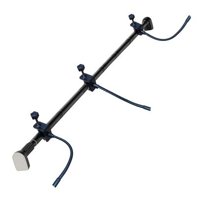 Awjaisca Garland Hanger for Door Frame,Adjustable Garland Hanger for Front Door, Heavy-Duty Christmas Halloween Decoration Holder for Wreaths, Lights, Easy Installation & No Drilling Required Black