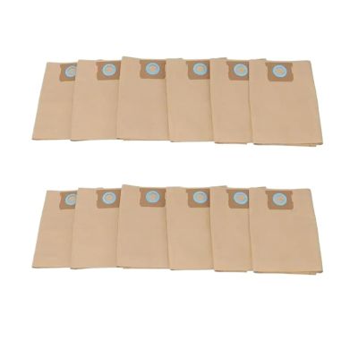 12PCS Vacuum Dust Paper Bag,Compatible For Dxva19 4104 Vacuum Cleaner Spare Parts Dust Bag