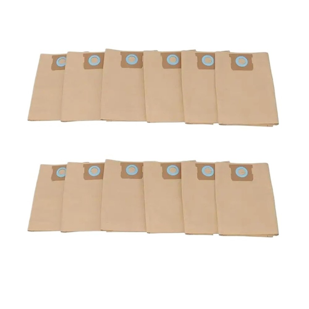 12PCS Vacuum Dust Paper Bag,Compatible For Dxva19 4104 Vacuum Cleaner Spare Parts Dust Bag