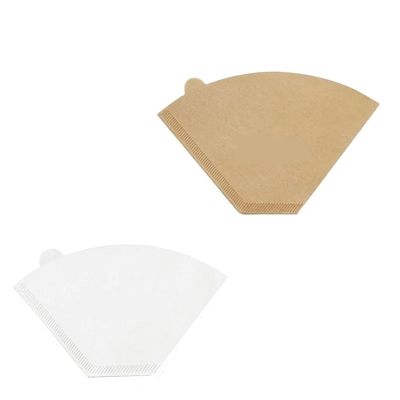 100pcs Coffee Filters Disposable 1-4 Cups 02 Cone Coffee Strainer Bag Pour Over Household Accessories(100pcs U02 set)