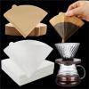 100pcs Coffee Filters Disposable 1-4 Cups 02 Cone Coffee Strainer Bag Pour Over Household Accessories(100pcs U02 set) view 2