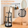 ZUGIATP Metal Umbrella Stand Hotel Commercial Large-Capacity Standing Umbrella with Removable Drip Tray for Hallway Home Office Decor(B) view 3