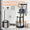 ZUGIATP Metal Umbrella Stand Hotel Commercial Large-Capacity Standing Umbrella with Removable Drip Tray for Hallway Home Office Decor(B) view 4