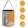 HETVBNS Elephant And Young Elephant Candy Bag Halloween Trick Or Treat Bucket 7.9x8.3in, Reusable Gift Bags for Party Holiday Wedding view 2