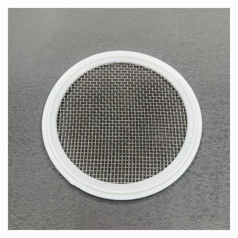 304 Stainless Steel Tri-Clamp Gasket with PTFE Filter Screen for Home Brewing - 38/51/63/76/102mm, 10-500 Mesh(60Mesh 91mmod-3Inch Tc)