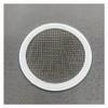 304 Stainless Steel Tri-Clamp Gasket with PTFE Filter Screen for Home Brewing - 38/51/63/76/102mm, 10-500 Mesh(60Mesh 91mmod-3Inch Tc) view 1
