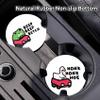 2Pack Handprints and Dog Paw Car Cup Holder Coaster,Handprints Gifts for Women Men,Vehicle Interior Drink Mat Reusable Neoprene Car Coasters for Cup Holders Decor,Dog Paws Automotive Accessories view 2