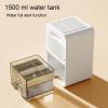 FLEXMAN 1000Sq Ft Semiconductor Dehumidifier with Digital Display Defrost Function Timer Water Full Alert Auto Shut Off 7 Color Ambient Light for Home Bedroom Basement view 3