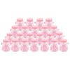 Yaregelun 24 x Baby Bottle Baby Bottle 4x9cm Rhinestone Pink Bear Gift Favor Baby Girl Baby Baptism view 1