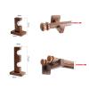 39.37-125.98-inch Wooden Curtain Mushroom-shaped Roman Curtain Rods, Moisture-resistant And Break-resistant.(100 cm (39.37 in),Single rod) view 2