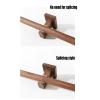39.37-125.98-inch Wooden Curtain Mushroom-shaped Roman Curtain Rods, Moisture-resistant And Break-resistant.(100 cm (39.37 in),Single rod) view 4