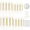 16 pcs Plate Hangers for Wall 6/8/10/12 Inch Invisible Wall Plate Hangers, Stainless Steel Plates Walls Hanger for Display Various Sizes with Hooks for Decorative (Silver) view 1