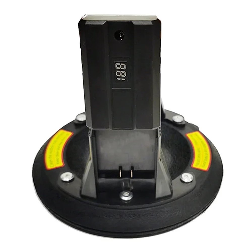 Stone Seam Setter, 8 Inch Electric Vacuum Suction Cup Lifter 280KG Load Capacity Heavy-Duty Hand-Held Glass Lifter for Moving Large Granite Tile