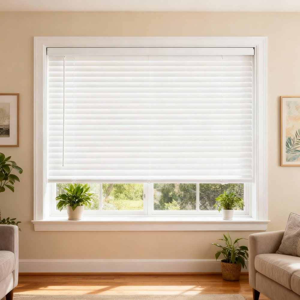 Blackout Faux Wood Blinds for Indoor Windows 2 inch Wooden Shades Cordless Window Blinds for Home.White,69.5" W x 65" H 176.53cmW x 165.1cmH