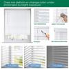 Blackout Faux Wood Blinds for Indoor Windows 2 inch Wooden Shades Cordless Window Blinds for Home.White,69.5" W x 65" H 176.53cmW x 165.1cmH view 4