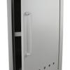 Bisley Fern Mini Locker Cabinet, Right-Opening - Light Grey, Powder-Coated Steel, Magnetic Closing, Ventilation Holes, Shelf Divides Cabinet, Rigid Plastic Footings Prevent Floor Damage view 3