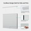 MYshade Top Down Bottom UpTDBU Cellular Shades, 1.5 inch Cordless Blackout Honeycomb Pleated Blinds for Windows Home Bedroom Office, Light Control, Thermal Insulated, 37" W x 64" H, White view 2