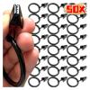 10/50x Curtain Clips Hooks Courtyards Decoration Hanging Metal Ring Window Home Bathroom Hardware Hook Supplies for Curtains and Rods(Antique Brass-25mm,30PCS) view 2