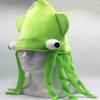 Pkhoxw Handmade Squid Hat Cartoon Octopus Hat Dance Performance Props Party Octopus Hats Funny Prop Hat Decoration view 2