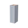 HCIOAN Solid Wood Wall Cabinet-RTA Single Door with Adjustable Shelves for Kitchen,Bathroom, Medicine Cabinet-Durable, Space-Saving, Easy Installation (SK-Grey, 15" W x 12" D x 42" H) view 1
