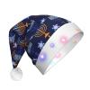Lbacwy Happy Hanukkah Jewish Chanukah Holiday Christmas Hat Santa Hat Adults Xmas Hats For Costume Party Accessory Decoration view 1