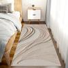 2.6x8 Abstract Wave Runner Rug for Hallway, Washable 3D Modern Rug Runner Non Slip, Abstract Wave Home Decor Carpet for Kitchen, Bedroom, Entryway, Laundry Room, Ultra Thin Soft E134 view 3