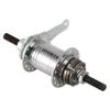HYAWVCBL 32 Hole Reversing Ride Backwards Brake Fixed Gear Bike Rear Hub Aluminum Alloy Bicycle Bike Coaster Brake Rear Hub 32 Holes Fixed/Free Gear Silver view 2