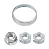 HYAWVCBL 32 Hole Reversing Ride Backwards Brake Fixed Gear Bike Rear Hub Aluminum Alloy Bicycle Bike Coaster Brake Rear Hub 32 Holes Fixed/Free Gear Silver view 3