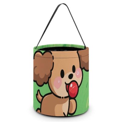 Halloween Trick Or Treat Bag Durable, Cartoon Dog Candy Tote Bag Reusable Gift Bags for Party