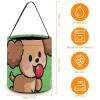 Halloween Trick Or Treat Bag Durable, Cartoon Dog Candy Tote Bag Reusable Gift Bags for Party view 2