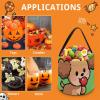Halloween Trick Or Treat Bag Durable, Cartoon Dog Candy Tote Bag Reusable Gift Bags for Party view 3
