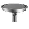 Shower Drain Tile Insert Round Floo Bathroom Stainless Steel Anti-Odor Floor Drain Hardware Invisible(150mm A) view 1