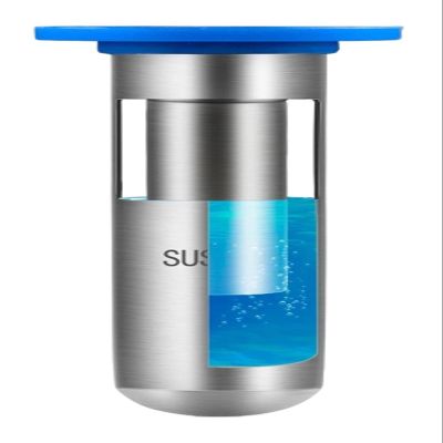 1PCS Stainless Steel Floor Drain Core Anti-Odor Insect-Proof Deodorant Core Bathroom Toilet Floor Sewer Drains Core Cover(Large Long)