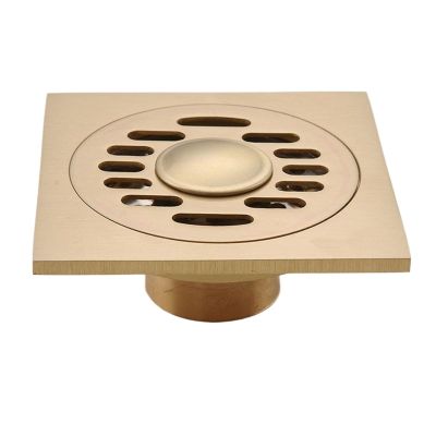 All Copper Anti-Odor Bathroom Drainage Floor Shower Drain Bathtub Shower Drainer Drain(1)