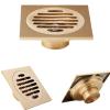All Copper Anti-Odor Bathroom Drainage Floor Shower Drain Bathtub Shower Drainer Drain(1) view 2
