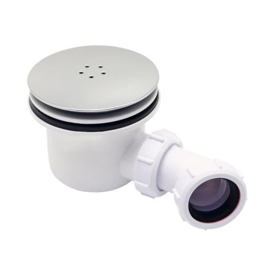 Elegant Shower Drain Trap Plastic & Metal Shower Tray Bathroom Spare