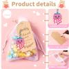 100 Sets Ocean Themed Party Including Cute Sea Creatures Keychain with Thank You Cards Organza Bags Party Decorations Gifts Baby Shower view 3