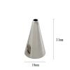 Piping Bags Round Small Hole Decorating Tip,Stainless Steel Icing Piping Tips Cake Decorating for Frosting Cookie, Cupcake view 2