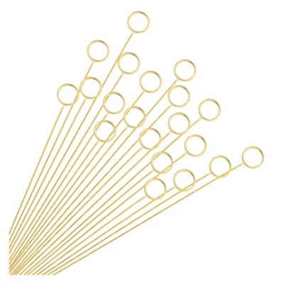 20/40Pcs Floral Card Holder Picks Metal Wire Place Picture Holders For Wedding Party For Wedding Party(20Pcs Round)