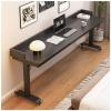 Adjustable Height Overbed Table for Laptop with Wheels, Dining Table Computer Desk, Over The Bed Working Table with Baffles, Home Mobile Bed Desk, Hospital Rolling Bed Table(100cm/39.37in) view 1