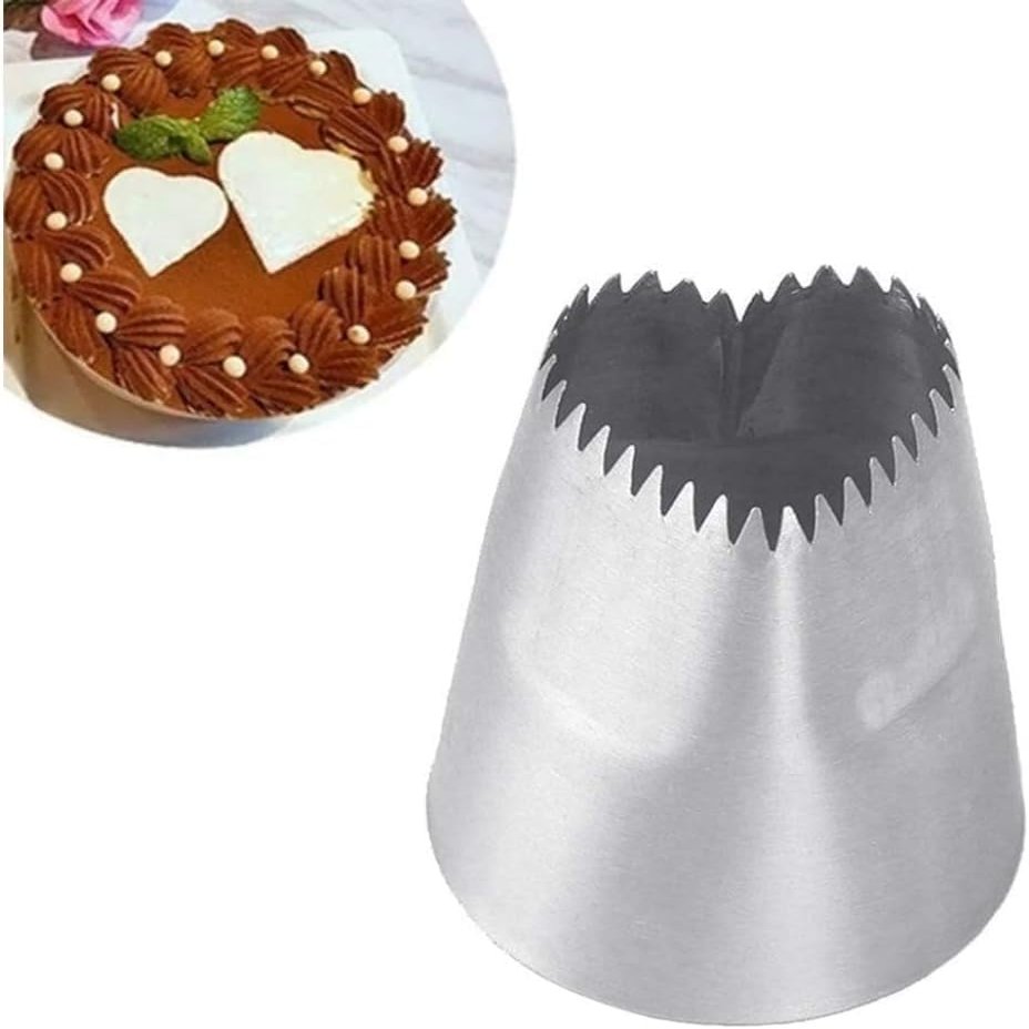 Stainless Steel Frosting Piping Tips, Heart-shaped Icing Piping Tips Couplers, Cake Decorating Tips For Cookies Cupcake Decorating Supplies Baking