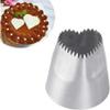 Stainless Steel Frosting Piping Tips, Heart-shaped Icing Piping Tips Couplers, Cake Decorating Tips For Cookies Cupcake Decorating Supplies Baking view 1