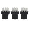 SYBJTLPAR 3-Piece M8 Steam Mop Brush Head Accessory Set, Compatible with Most Steam Cleaners(M8 Black Brush) view 3