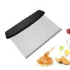 ANIS KEBBR 1 Pack Black Stainless Steel Bench Scraper & Chopper Ideal Baking Essential, Dough/Pastry/Food Cutter for Cake, Pizza, Bread & Cooking view 1