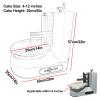 Cake Decorating Machine, 110-220V 4-12inches Tabletop Cake Cream Spreading Machine with Display for Households, Dessert Shops(Green) view 2
