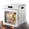 YIGECHENXIN Electric Food Dehydrator Machine Stainless Steel Adjustable Temperature Fruit Vegetables Dryer with 10 Tray Time-Saving and Labor-Saving Easy to Clean(220V/110V),220V view 1