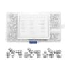 HYAWVCBL 115Pcs Steel Zerk Grease Fittings Assortment Kit Straight 90-Degree 45-Degree Angled(M6 M8 M10) view 1