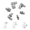HYAWVCBL 115Pcs Steel Zerk Grease Fittings Assortment Kit Straight 90-Degree 45-Degree Angled(M6 M8 M10) view 4